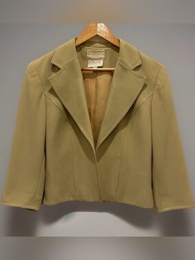 Alberto Makali Sport for Cache Vintage 90s Cropped Blazer Jacket Size 12